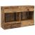 Dulap TV de perete Lemn Vechi 98,5 x 30 x 60,5 cm Lemn compozit GartenMobel Dekor