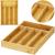 Organizator tacamuri si ustensile bucatarie, bambus, 25x35x5cm Household NewTrend