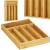Organizator tacamuri si ustensile bucatarie, bambus, 25x35x5cm Household NewTrend