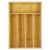 Organizator tacamuri si ustensile bucatarie, bambus, 25x35x5cm Household NewTrend