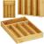 Organizator tacamuri si ustensile bucatarie, bambus, 25x35x5cm Household NewTrend
