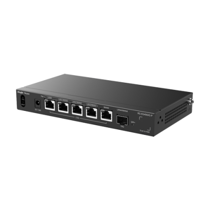 Router 5 x RJ45 2.5G (4 x PoE+), 1 x SFP+ 10G, Multi-WAN, Cloud Management - Ruijie Reyee RG-EG406XS-P SafetyGuard Surveillance