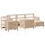 Set canapea de grădină, 7 piese, lemn masiv de pin GartenMobel Dekor