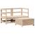 Set canapea de grădină, 3 piese, lemn masiv de pin GartenMobel Dekor