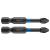 Set biti de impact PZ2X50mm 1/4" 2buc. GRAPHITE 56H522 HardWork ToolsRange