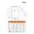 Bluza CONFORT gri melange marimea L/52 NEO TOOLS 81-650-L HardWork ToolsRange