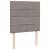 Cadru de pat otoman cu saltea Taupe 100x200cm Material GartenMobel Dekor