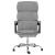 Fotoliu de birou rabatabil, gri deschis, textil GartenMobel Dekor