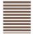 Jaluzea tip zebra maro lățime țesătură 125,9 cm poliester GartenMobel Dekor