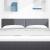 Tăblie cap cu headboard Gri închis 160 cm Piele artificială GartenMobel Dekor