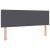 Tăblie cap cu headboard Gri închis 160 cm Piele artificială GartenMobel Dekor