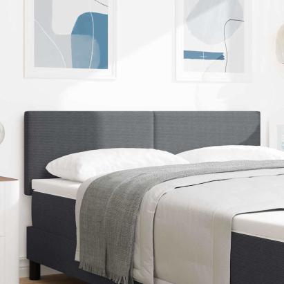 Tăblie cap cu headboard Gri închis 160 cm Piele artificială GartenMobel Dekor