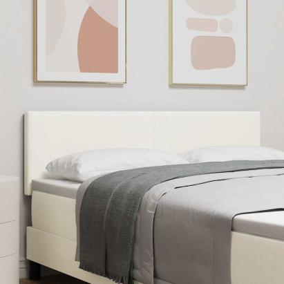 Tăblie cap cu headboard Crem 160 cm Piele artificială GartenMobel Dekor
