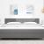 Tăblie cap cu headboard Gri deschis 180 cm Piele artificială GartenMobel Dekor