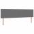 Tăblie cap cu headboard Gri deschis 180 cm Piele artificială GartenMobel Dekor