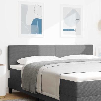 Tăblie cap cu headboard Gri deschis 180 cm Piele artificială GartenMobel Dekor
