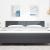 Tăblie cap cu headboard Gri închis 180 cm Piele artificială GartenMobel Dekor