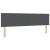 Tăblie cap cu headboard Gri închis 180 cm Piele artificială GartenMobel Dekor