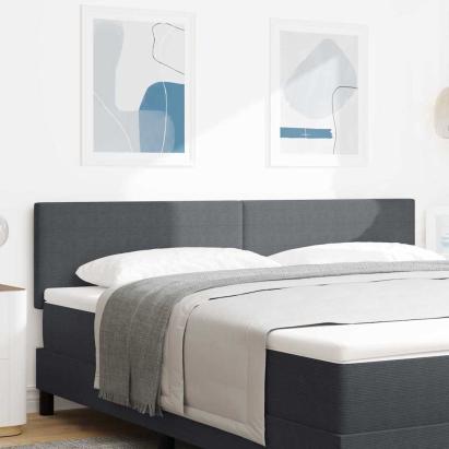 Tăblie cap cu headboard Gri închis 180 cm Piele artificială GartenMobel Dekor