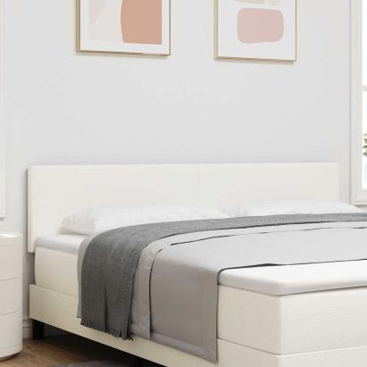 Tăblie cap cu headboard Crem 180 cm Piele artificială GartenMobel Dekor