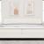 Tăblie cap cu headboard Crem 200 cm Piele artificială GartenMobel Dekor