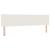 Tăblie cap cu headboard Crem 200 cm Piele artificială GartenMobel Dekor