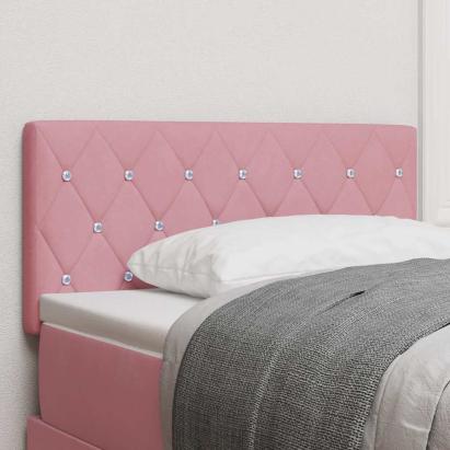 Tăblie cap cu headboard Roz 100 cm Piele artificială GartenMobel Dekor