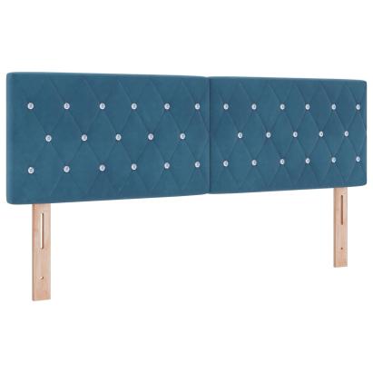 Tăblie cap Albastru închis 144 cm Piele artificială GartenMobel Dekor