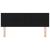 Tăblie cap cu headboard Negru 144 cm Piele artificială GartenMobel Dekor