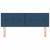 Tăblie cap cu headboard albastru 144 cm Piele artificială GartenMobel Dekor