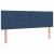 Tăblie cap cu headboard albastru 144 cm Piele artificială GartenMobel Dekor