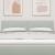 Tăblie cap cu headboard Gri deschis 144 cm Piele artificială GartenMobel Dekor