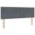Tăblie cap cu headboard Gri închis 144 cm Piele artificială GartenMobel Dekor