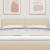Tăblie cap cu headboard Crem 160 cm Piele artificială GartenMobel Dekor