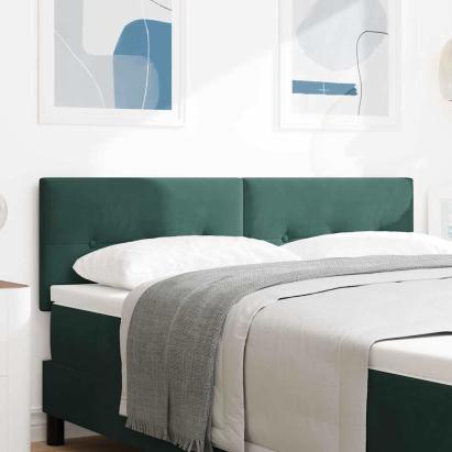 Tăblie cap cu headboard Verde închis 160 cm Piele artificială GartenMobel Dekor