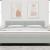 Tăblie cap cu headboard Gri deschis 180 cm Piele artificială GartenMobel Dekor