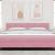 Tăblie cap cu headboard Roz 180 cm Piele artificială GartenMobel Dekor