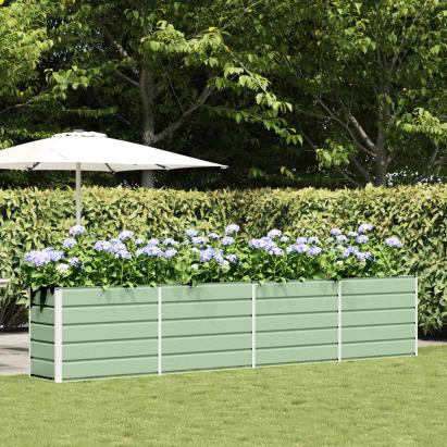 Jardinieră Verde pastel 480 x 50 x 45 cm Oțel Galvanizat GartenMobel Dekor