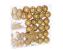 Set globuri si decoratiuni de Craciun, 51 piese, diverse dimensiuni, auriu Household NewTrend
