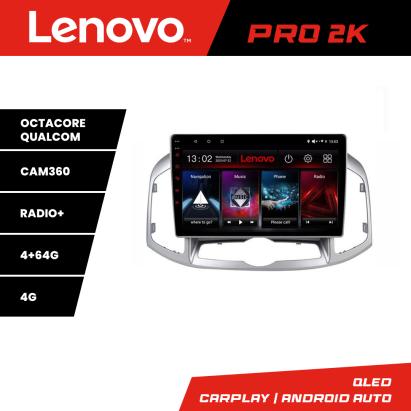 Sistem Multimedia MP5 Chevrolet Captiva 2012-2018 Manual Lenovo Kit-109 8 core QLED 2K 4+64 360 Android Waze USB Navigatie Internet Youtube Radio CarStore Technology