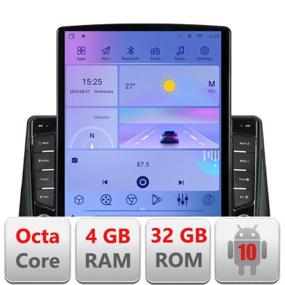 Navigatie Ford Focus 4 Kuga 2018-2023 ecran tip TESLA 9.7" cu Android Radio Bluetooth Internet GPS WIFI 4+32GB DSP 4G Octa C CarStore Technology