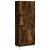Dulap înalt, stejar fumuriu, 69,5x34x180, lemn compozit GartenMobel Dekor