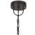 Lampă suspendată industrială, negru, 30 cm, 25 W, E27, rotund GartenMobel Dekor