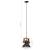 Lampă suspendată industrială, negru, 19 cm, 25 W, E27, rotund GartenMobel Dekor