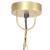 Lampă suspendată, 25 W, culoare alamă, rotund, 48 cm, E27 GartenMobel Dekor