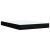 Pat box spring cu saltea, negru, 140x200 cm, textil GartenMobel Dekor