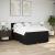 Pat box spring cu saltea, negru, 140x200 cm, textil GartenMobel Dekor