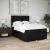Pat box spring cu saltea, negru, 140x200 cm, textil GartenMobel Dekor