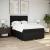 Pat box spring cu saltea, negru, 140x200 cm, textil GartenMobel Dekor