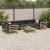 Set canapea de grădină, 8 piese, lemn de pin tratat GartenMobel Dekor